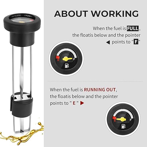 Miniatura 6 de Tapa de combustible con medidor de nivel para Honda Foreman 400 450 1995-2004 17504-HM7-013