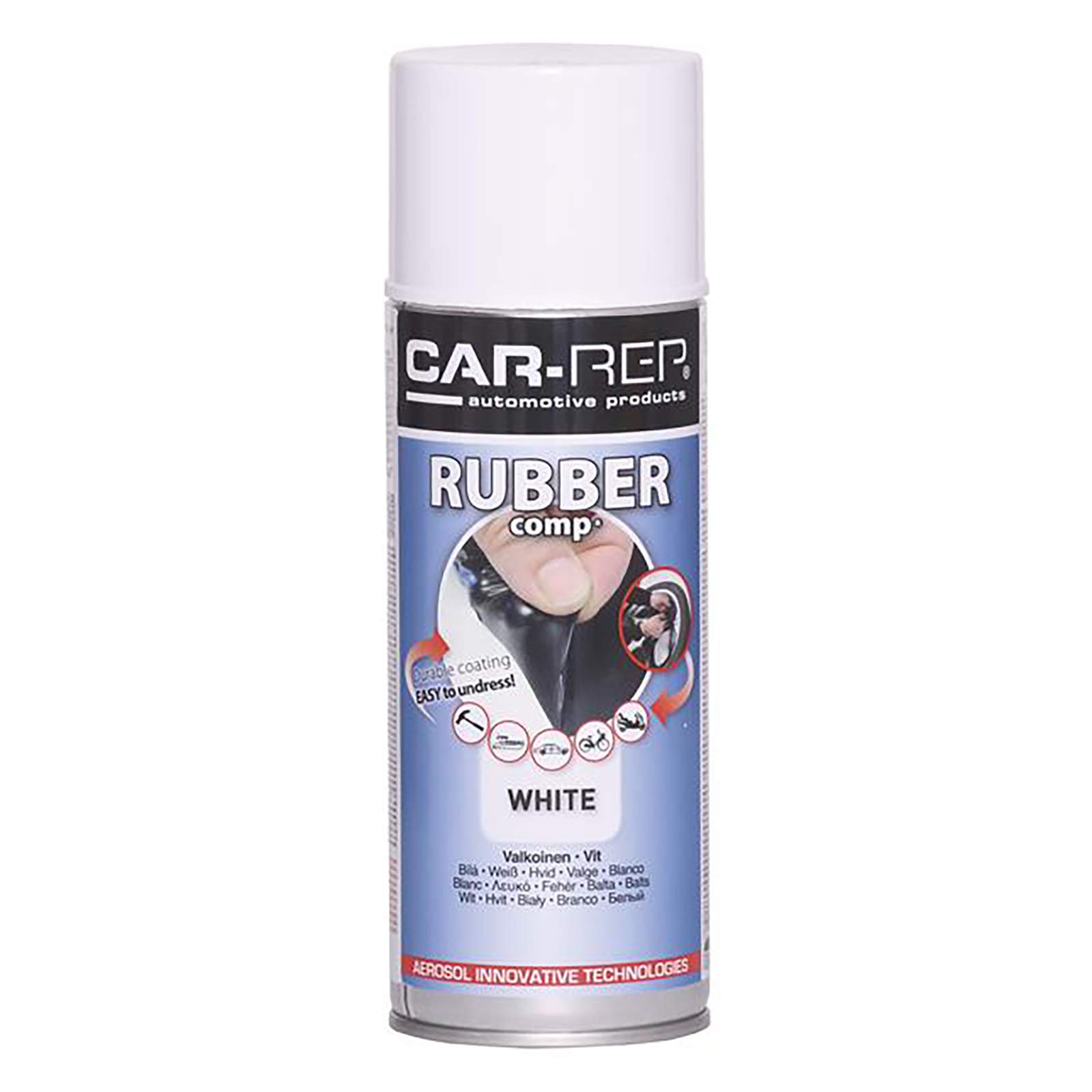 Car RepCr Rubbercomp White 400Ml