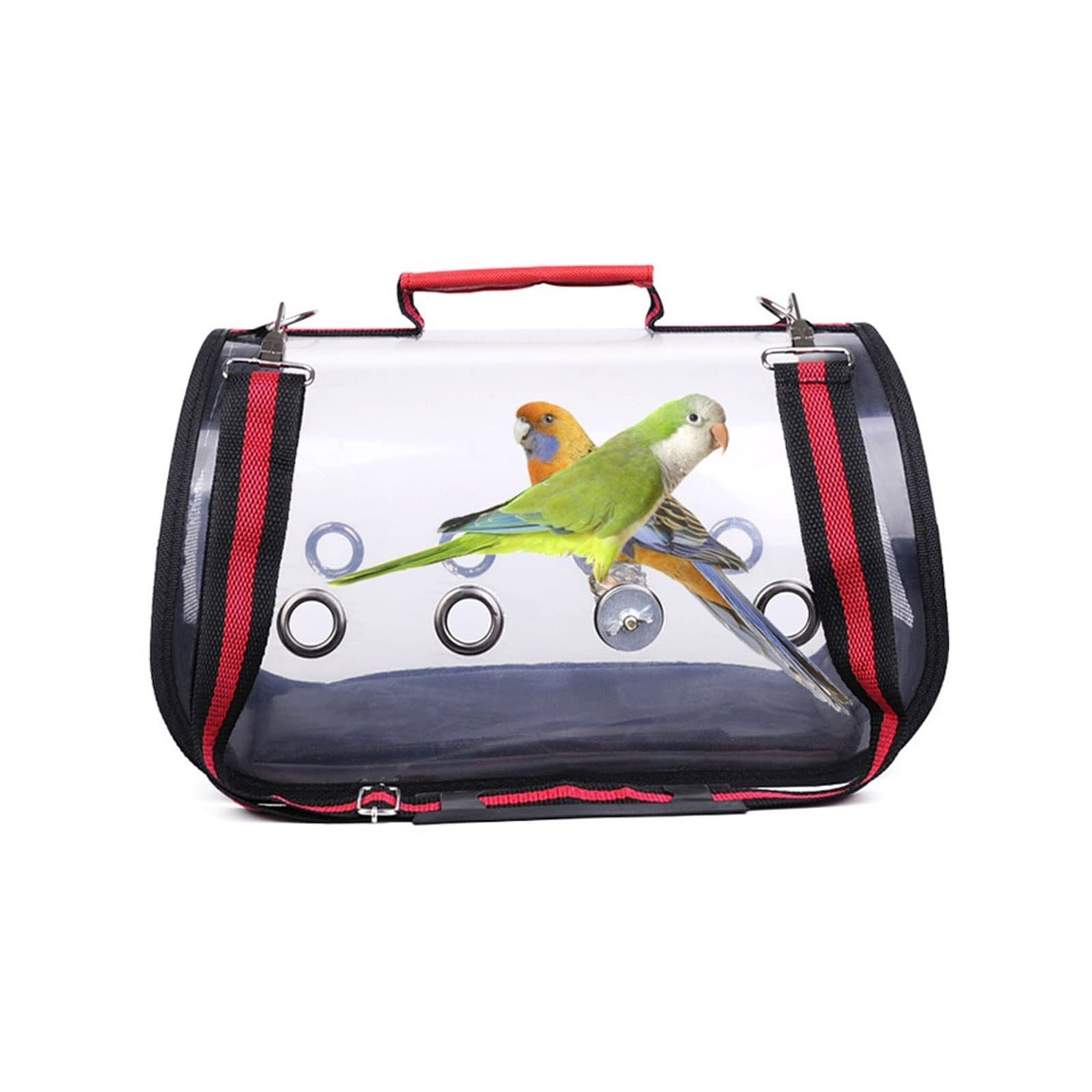 Jaula de Vuelo de Pájaros Jaula de pájaros for mascotas a la moda, transparente, transpirable, ligera, portátil, jaula de viaje for pájaros y loros for mascotas, jaula for pájaros con soporte Jaula Pa