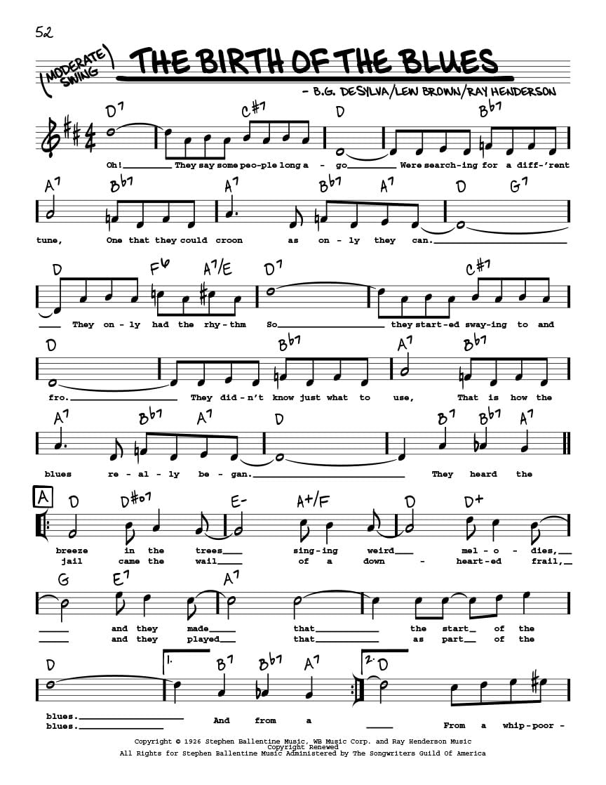 The Real Dixieland Book: B-flat Instruments