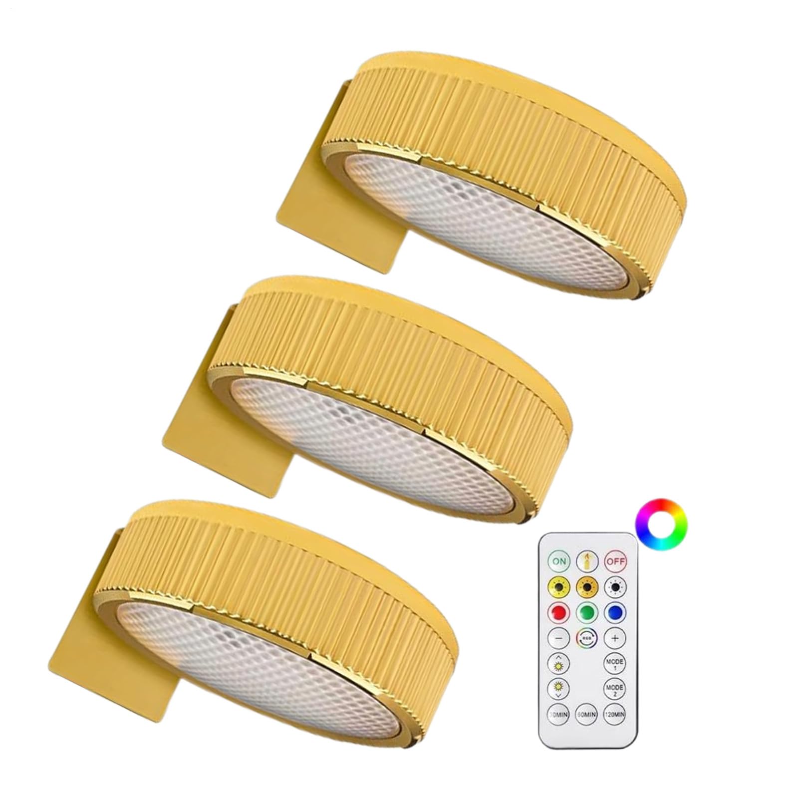 Luce da parete con telecomando, luce per immagini, funzionamento a batteria | Lampada di novità con telecomando con timer