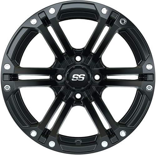 Miniatura 4 de GTW Combo de ruedas y neumáticos para carrito de golf de 14 pulgadas  GTW Specter Ruedas cromadas en neumáticos radiales Fusion GTR 20540-R14