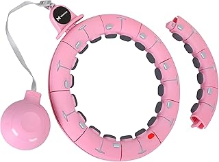 MONTIVO Weighted Hula Hoop with Weight ball - Smart Hula Hoop with Exercise Ball for Fitness - Weighted Hula Hoop for Adults and Fitness Equipment - Weight Hula Hoop for Women Weight Loss