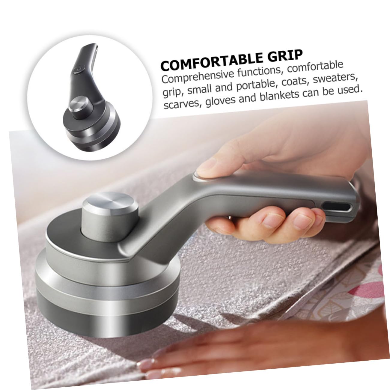 Healeved 1pezzi Rasoio Ricaricabile Per Levapelucchi Portatile Design Usb Ricaricabile Per Maglioni Coperte e Tendaggi
