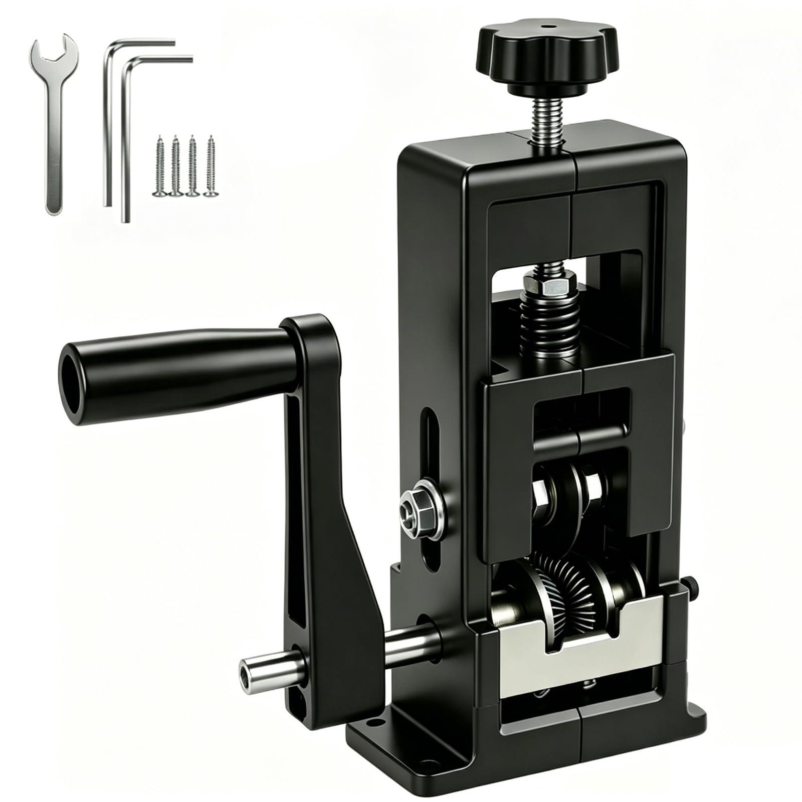 Wire Stripping Machine 1-25mm, Hand Crank or Drill Powered Cable Stripper