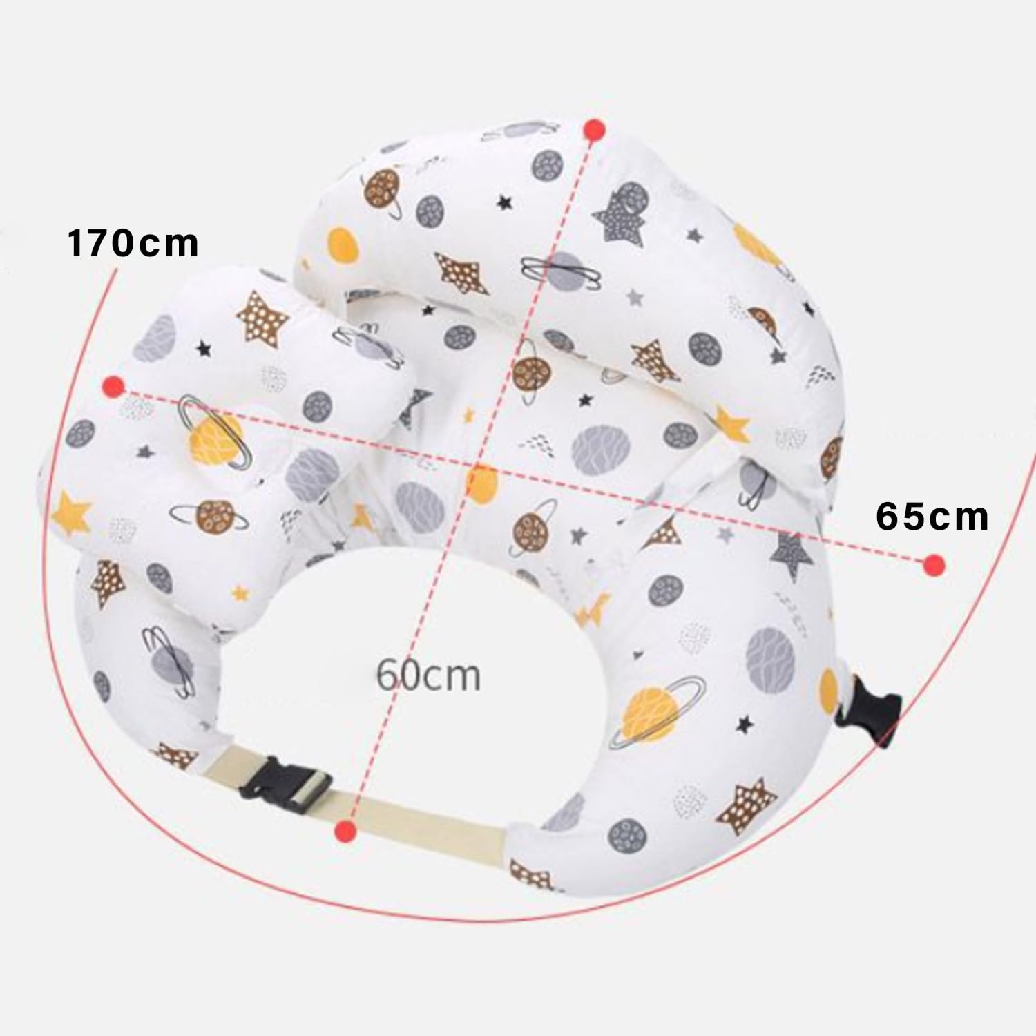 Coussin Allaitement,Grande Taille Coussins d'allaitement,Coussin d'allaitement en Mousse à mémoire de Forme avec Housse Amovible. Conception Ergonomique adaptée à TOU (3 pièces)