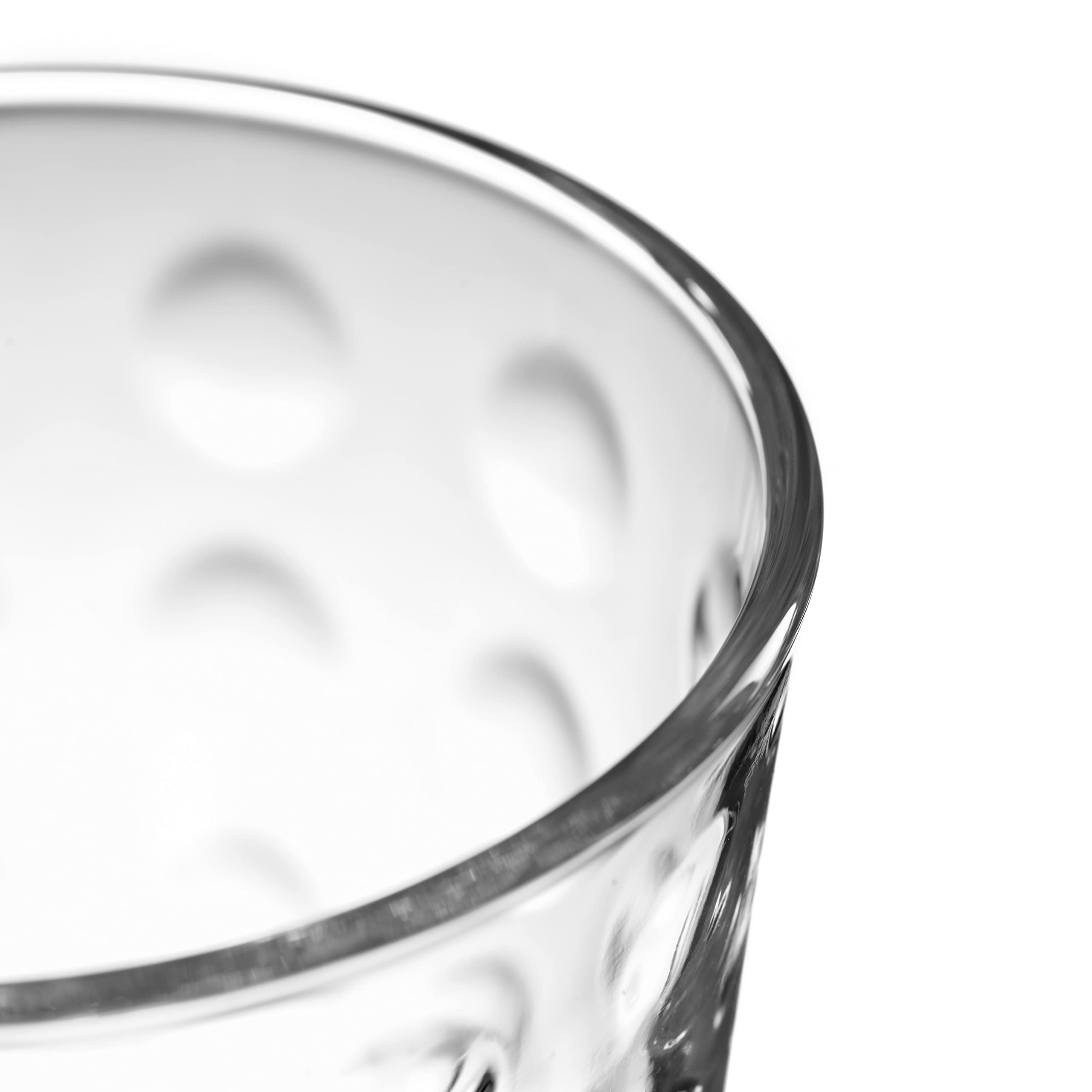 Leonardo Ciao Optic 012684 szklanki na wodę, kubki do picia ze szkła, nadają się do mycia w zmywarce, zestaw 6 sztuk, 300 ml