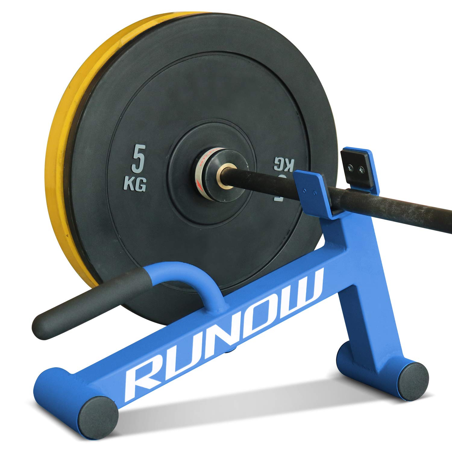 Buy RUNOW Barbell Jack,Mini Deadlift Bar Jack with Rubber Handle,Stand