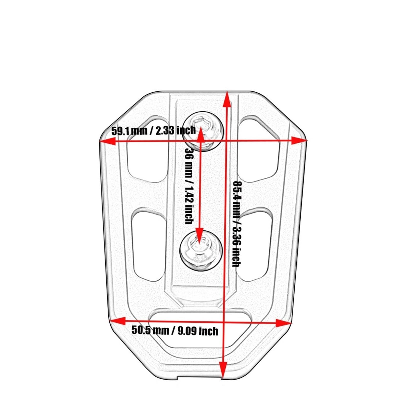 Repose-Pieds Repliables Racing Puig Pour R 1250 GS Adventure (18-24