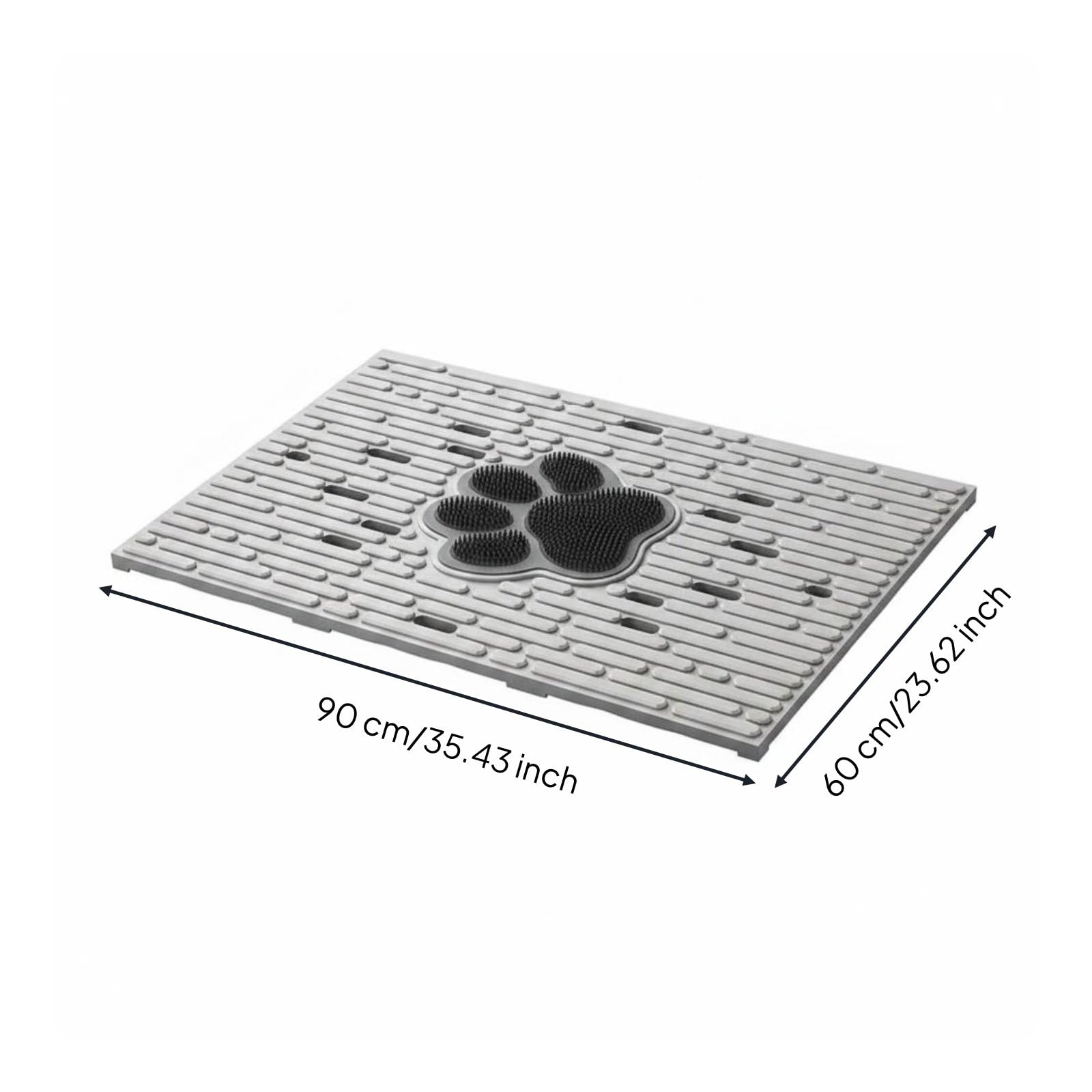 Tappetino Antiscivolo per Piedi Tappeto Bagno Tappetino Doccia Cuscino Massaggiante con Ventose Superficie Scrub Lavabile Materiale TPE PA Adatto per Bagno