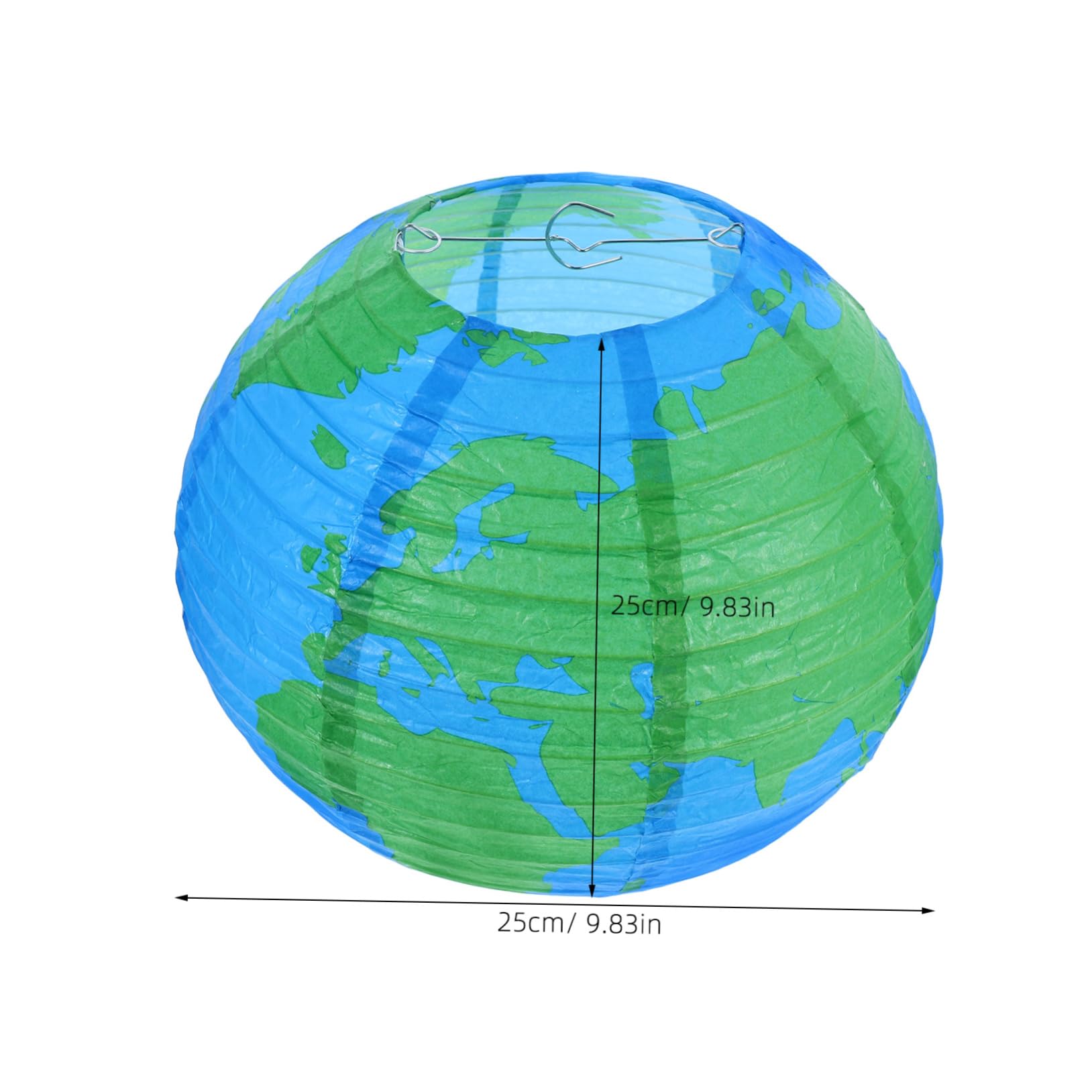 BESTYASH 4pcs Lantern Globe Hanging Round Lanterns Party Hanging Lanterns Round Globe Party Decoration Earth Party Decorations Paper Lanterns for Parties Iron