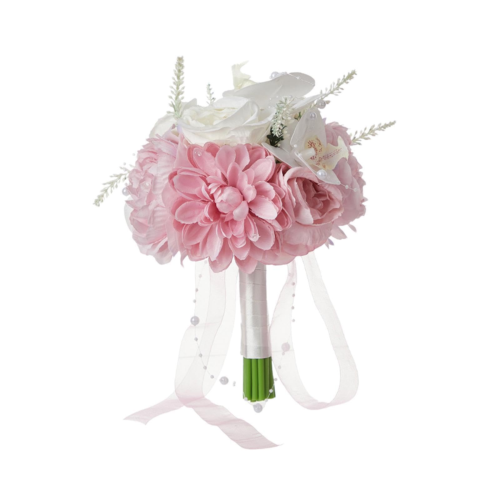 Zambuph Stylish Bridal Bouquets Wedding Ceremony Artificial Flowers Unique Captivating Every Heart Wedding Bridal Bouquets Artificial Roses Flowers Parties