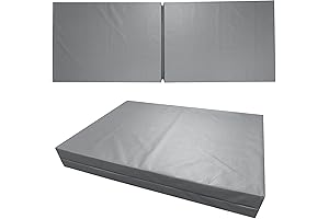 Dynarex Bedside Bi-Fold Foam Floor Mat: Fall and Accident Prevention for the Elderly