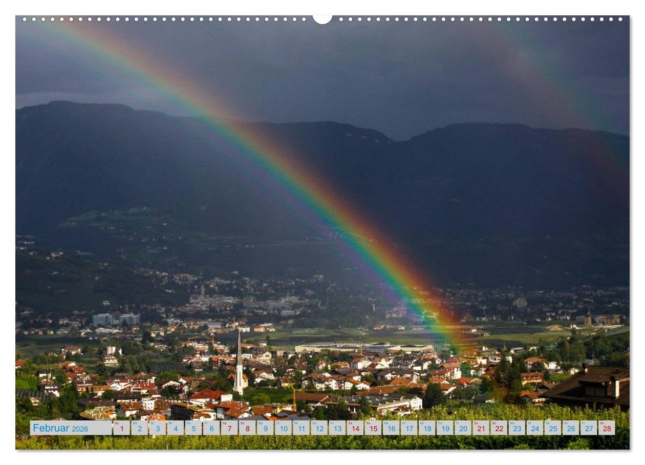 Schönes Südtirol (Wandkalender 2026 DIN A2 quer), CALVENDO Monatskalender: Stimmungsvolle Farbfotografien aus Südtirol. (CALVENDO Orte)