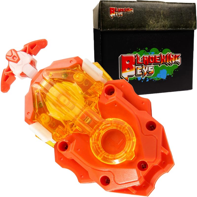 Image of DB Launcher LR Suitable for Left and Right Spins Layer System Blades with Resilient String (Orange)