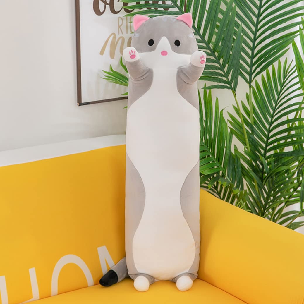 Amazon.co.jp: 猫 ネコ ねこ ぬいぐるみ ロング枕 特大サイズ 誕生日 