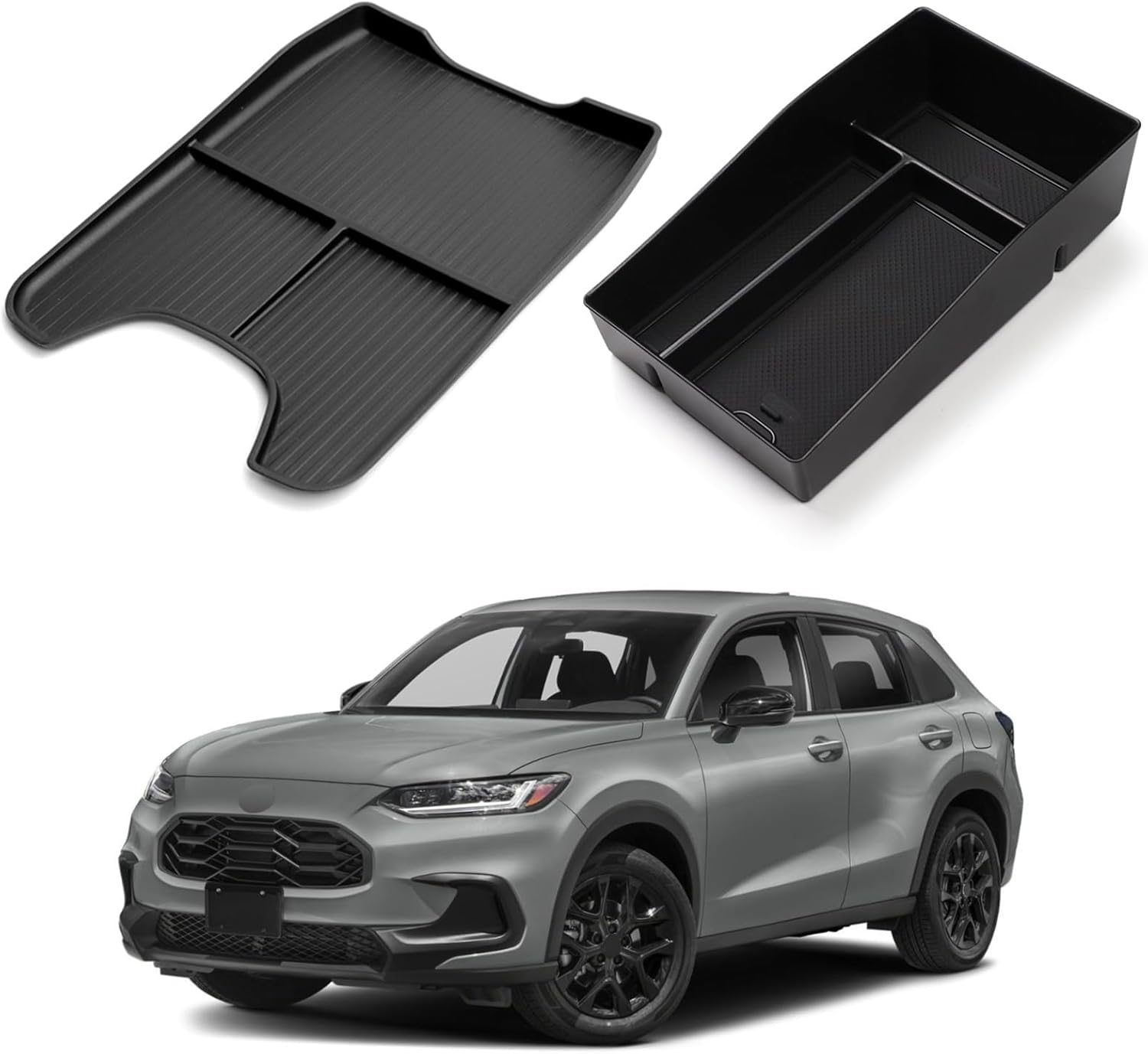 Center Armrest Storage Box and Central Control Lower Storage Box for Honda HR-V HRV 2023 2024 2025 Accessories