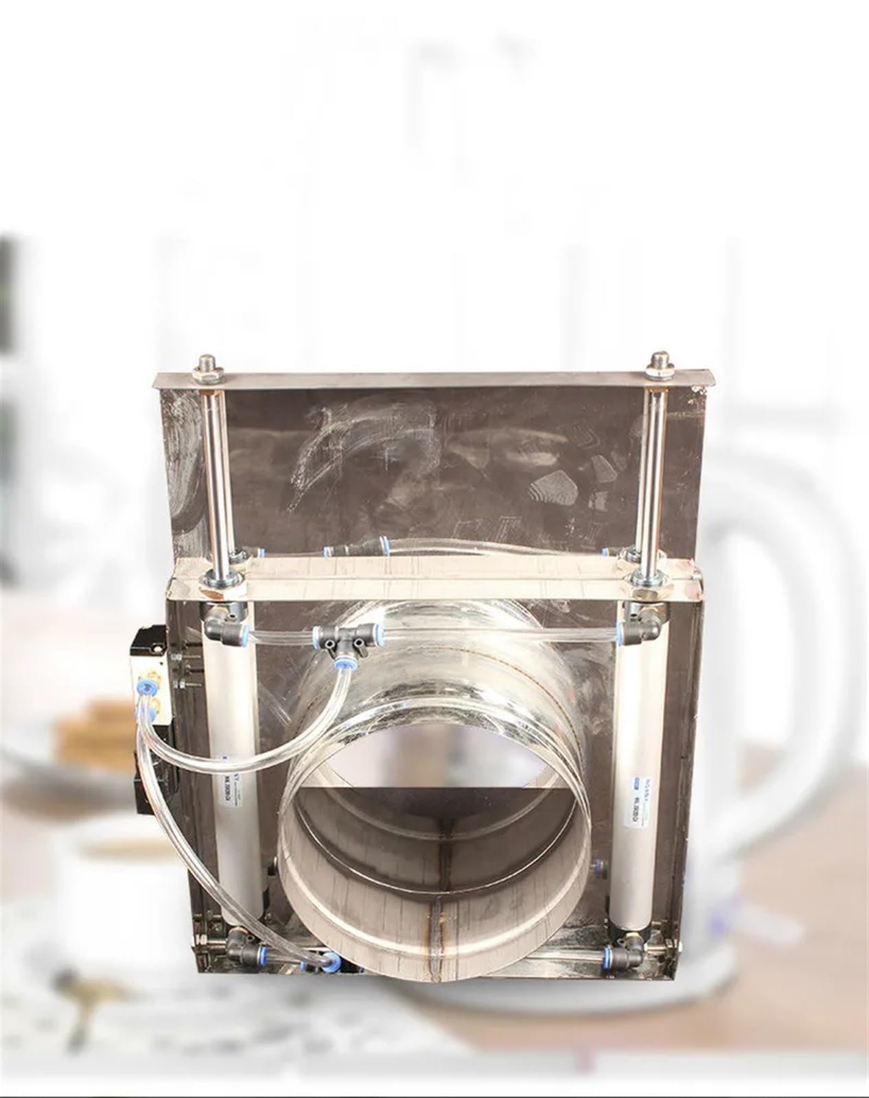 Tłumik pneumatyczny Ręczny zawór tłumika powietrza z regulacją odcinania zwrotnego Podwójny cylinder (Dia76mm)