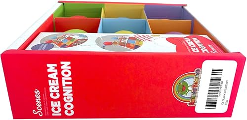 Miniatura 5 de Juguete de helado (9 piezas) - Juguetes de simulación para niños pequeños, juego de helado multicolor, máquina de helados para niños, dramática