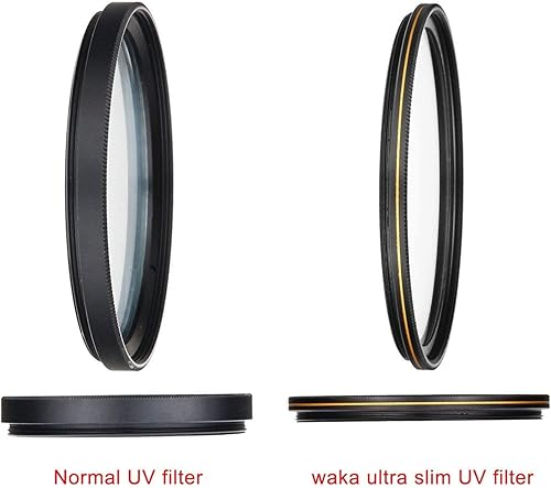 Miniatura 3 de waka Filtro UV MC de 3.031 in  Ultra Delgado 16 capas Multi Recubierto Ultravioleta Filtro de lente de protección para Canon Nikon Sony DSLR lente