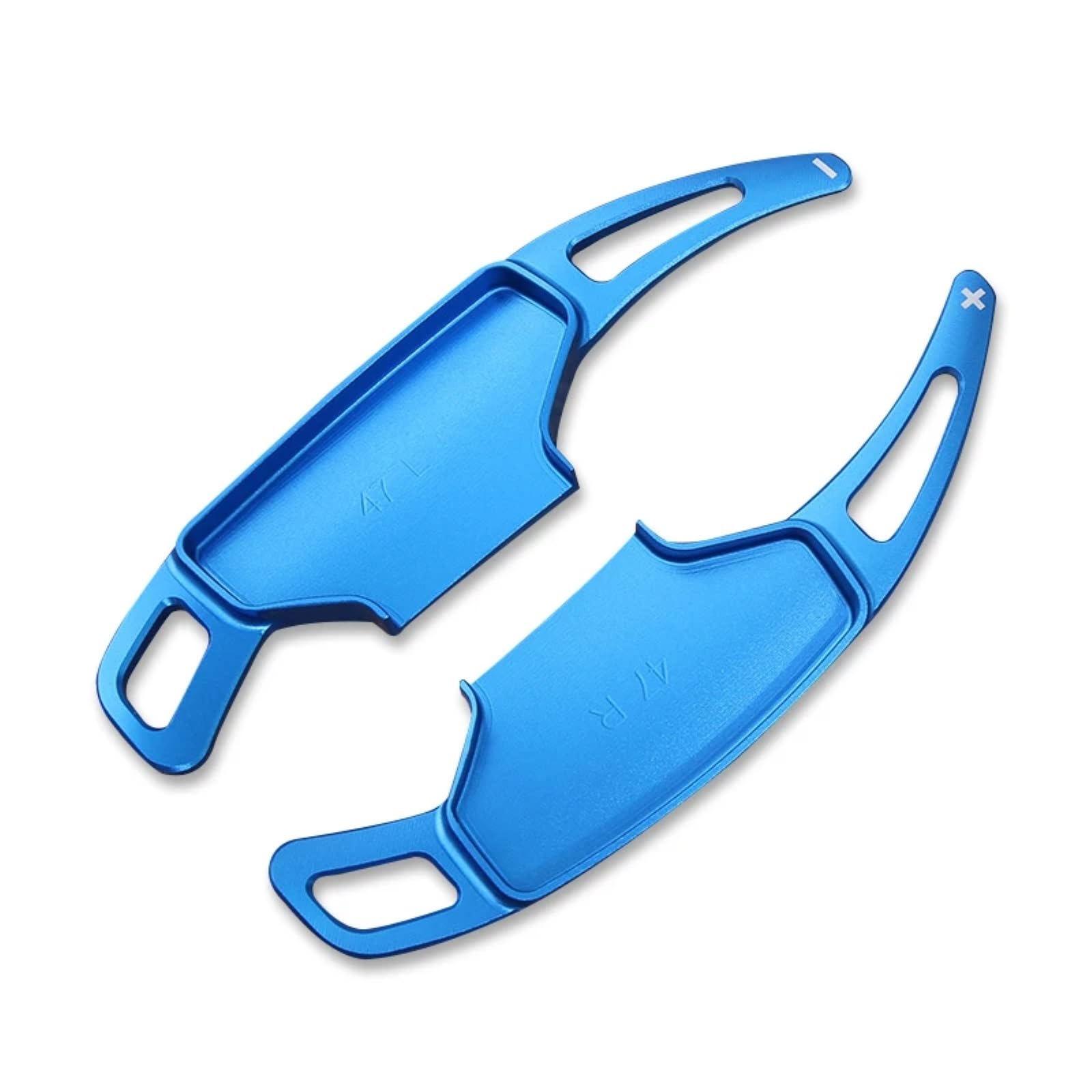 steering wheel shift paddles Compatible With For Mustang GT For EcoBoost 2024 2025 Car Steering Wheel Shift Paddle Paddles Extension Aluminum Alloy Sticker(Blue)