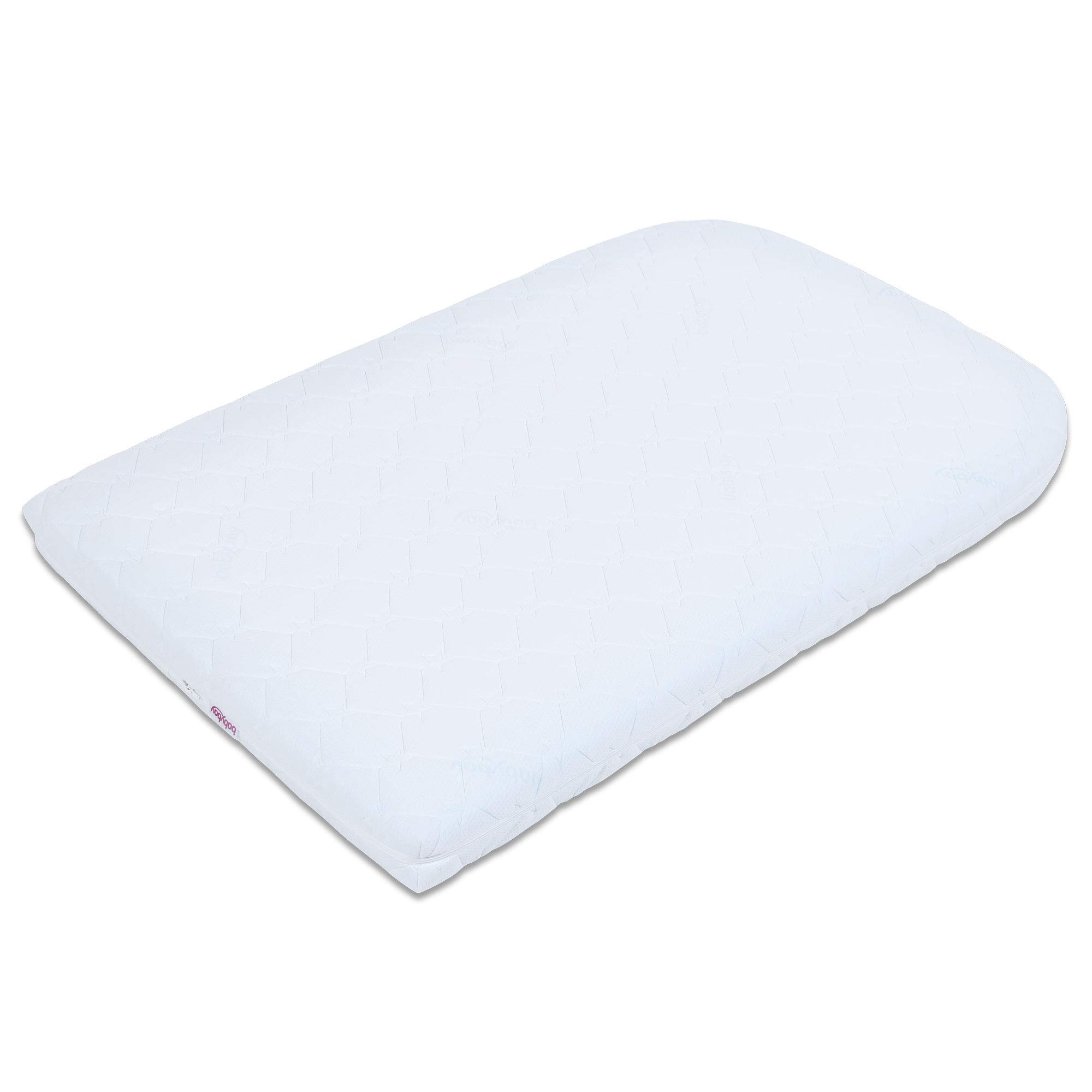 babybay Beistellbett-Matratze Medicott extraluftig – 81 x 42 cm, Weiß, passend für Modell Kinderbett-Umbausatz