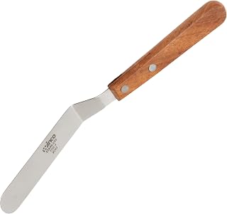 Winco Blade Offset Spatula, 4.25-Inch, Medium, Stainless Steel, Brown