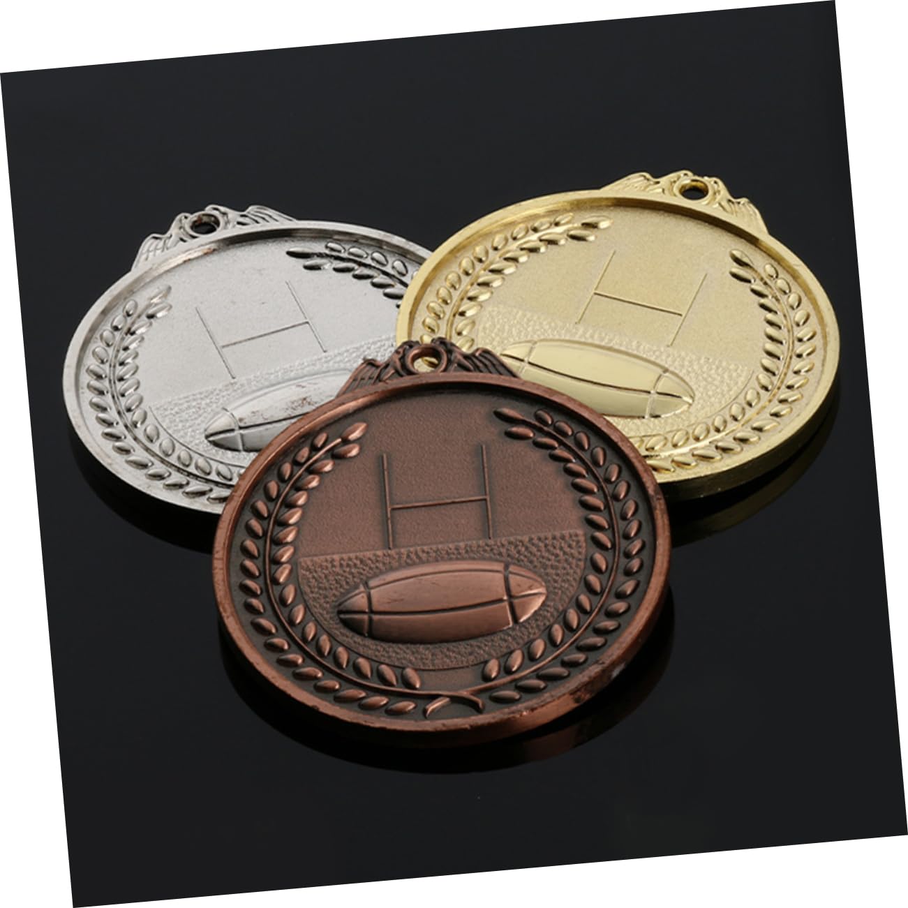 BESPORTBLE Medallas De Premio del Concurso Cotillon Fiesta Cotillones Medallas De Futbol para Medallas para Rugby Medalla De Competencia Medallas
