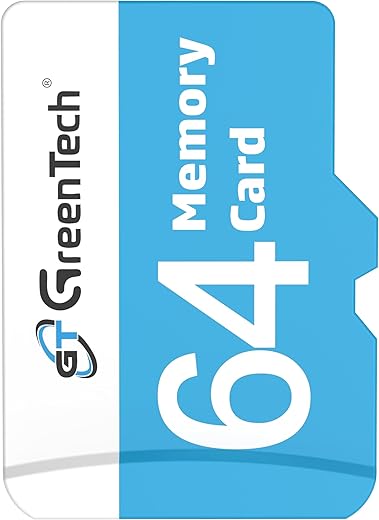 Green Tech 64 GB Micro SD Memory Card with Ultra High Speed 3.0 | Full HD Video Resolution | Upto 100 Mbps Read Speed |Suitable for Tablet, Car…