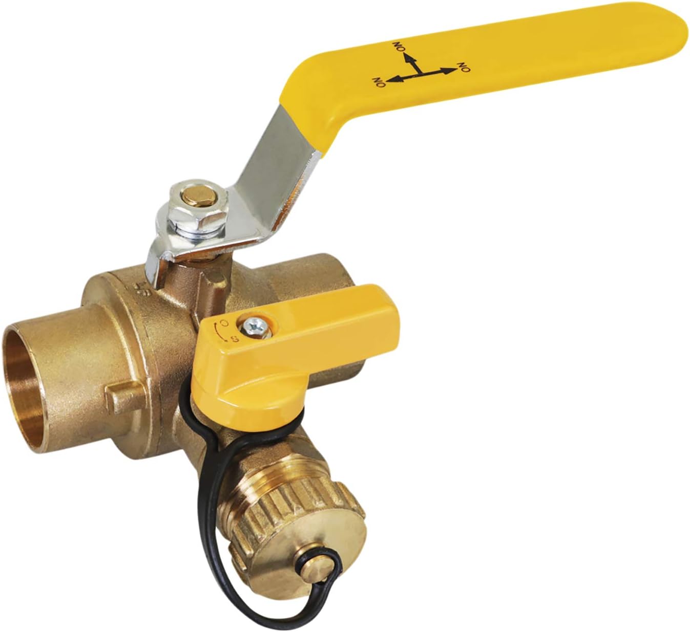 Buy Midline Valve 928D223 High Flow Drain Ball Valve, 3 Way Adjustable