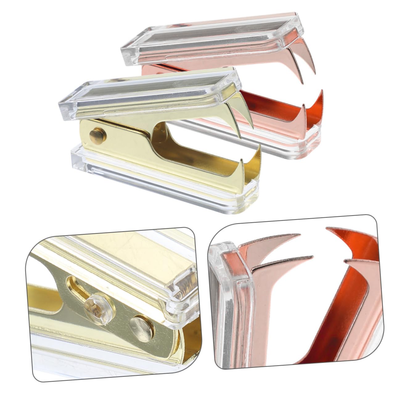 4 Sätze Klammerleisten Organizer Abzieher Schreibwaren Nagellackentferner Mini Heber Spender Entferner Handgeräte Auto Reinigungsset Büro Entfernungsband 2 Stücke * 4