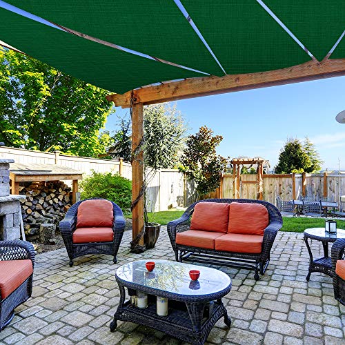 Easy Gardener 10909H, Fabric Shade, Sun Sail Shade Accessory, Green #TOP6