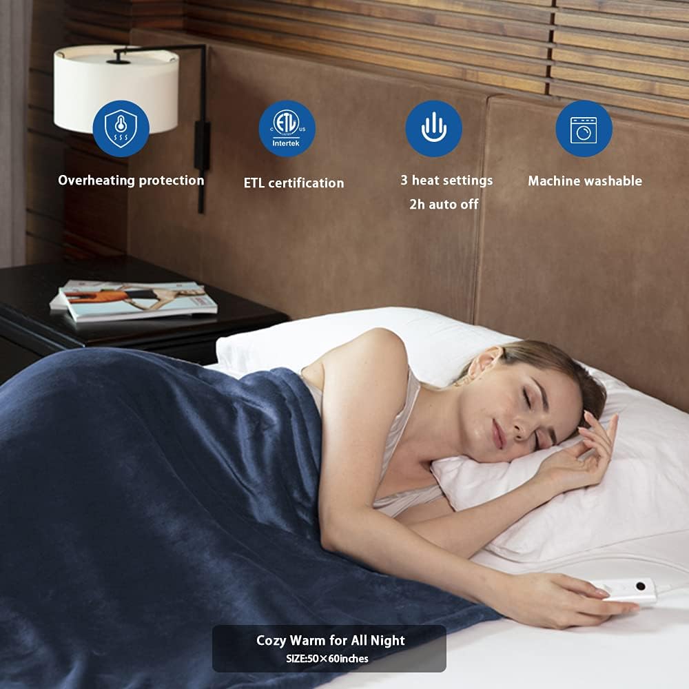review SVIPNICE Heated Blanket Electric Throw - 50