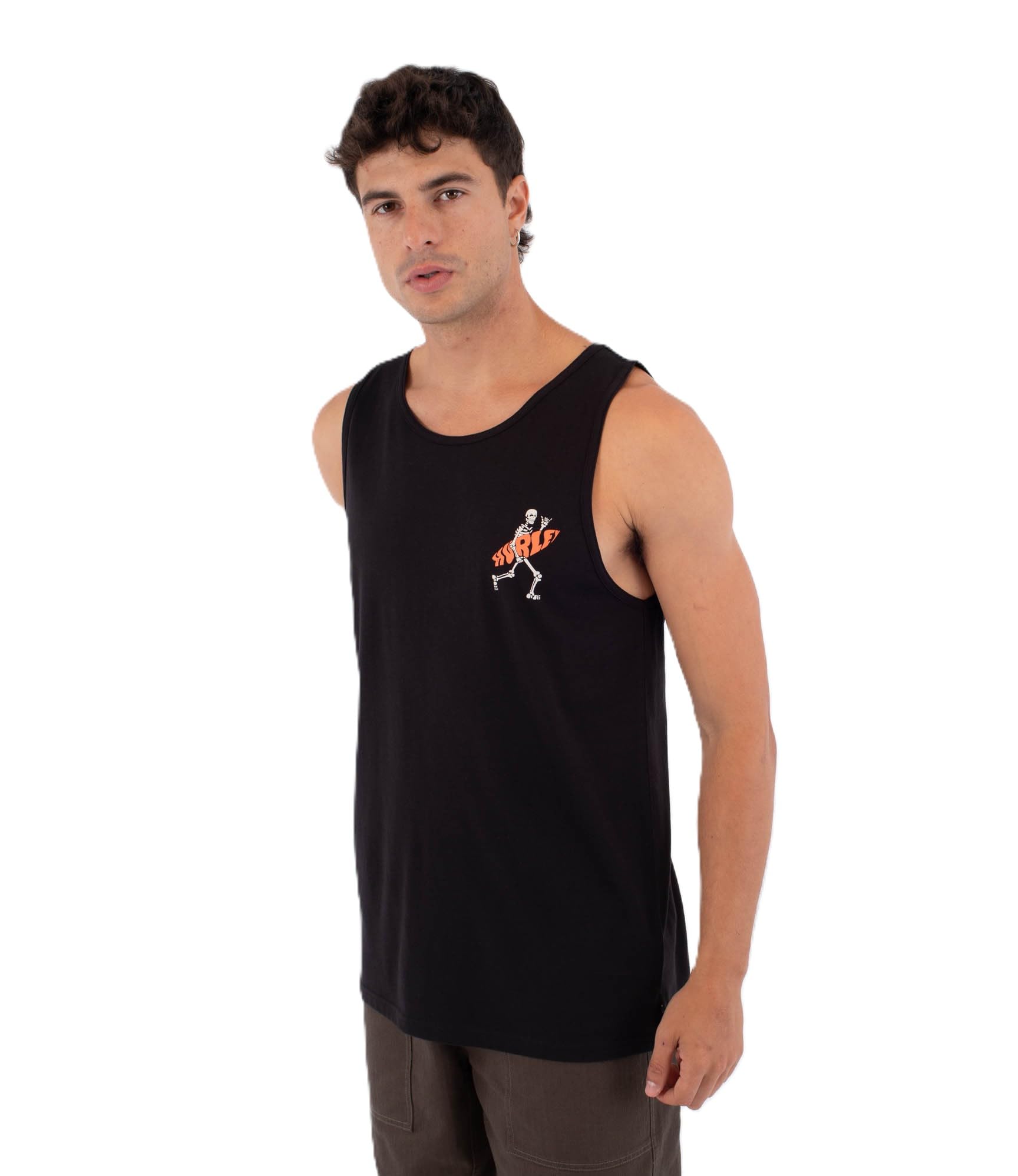 Hurley Flamengue Tank T-Shirt Hombre (Pack de 1)