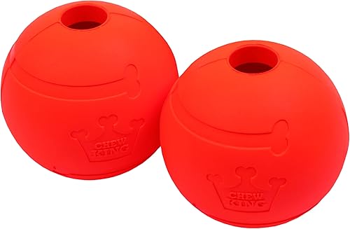 Vista 12 de Chew King Perro 2.5 pulgadas sabor tocino bolas de goma paquete 3 razas grandes