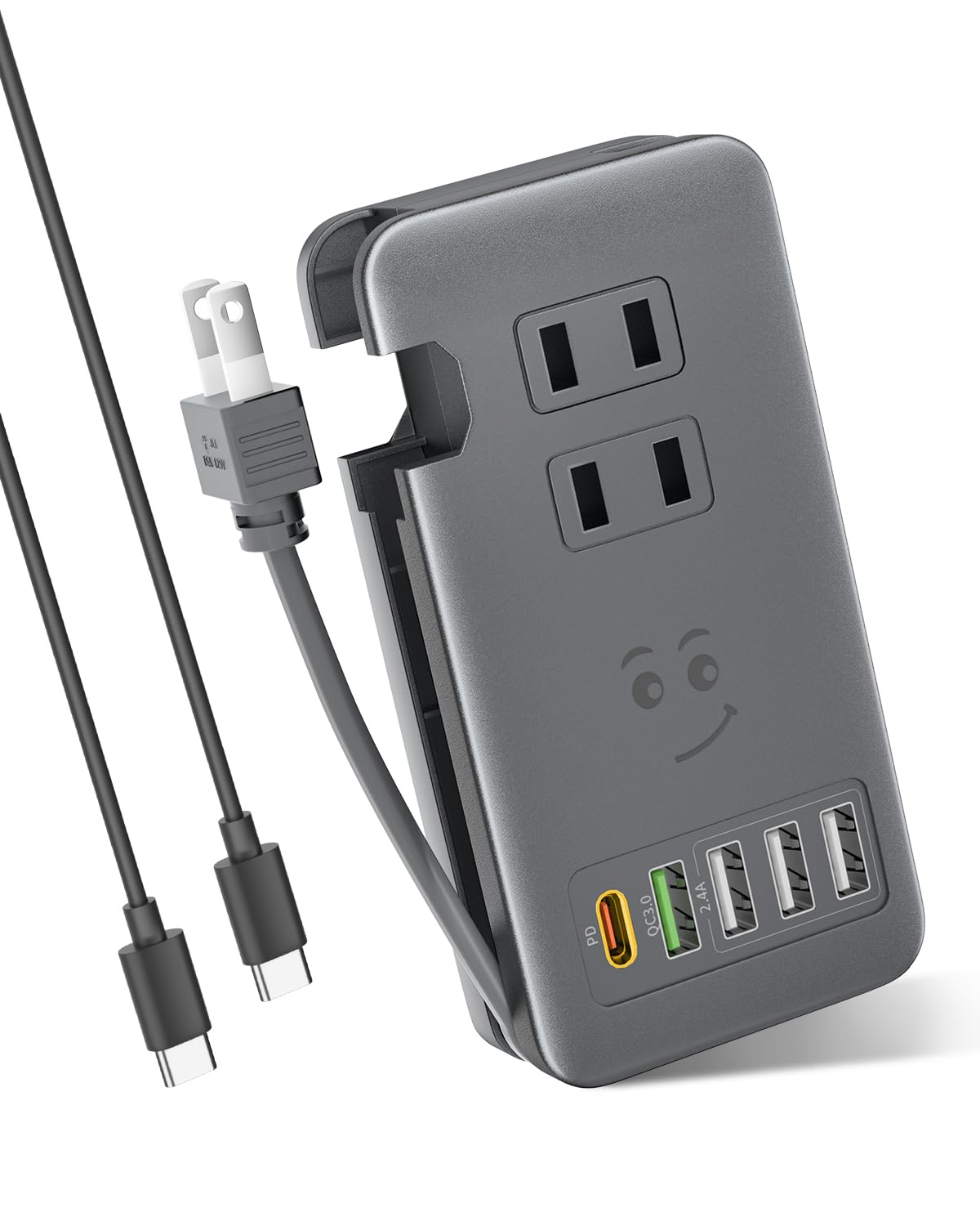 Amazon.co.jp: 素直な虹 電源タップ USB付きType-C PD USB コンセント