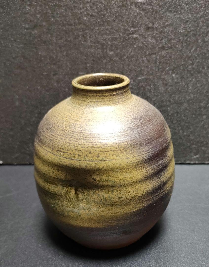Amazon.co.jp: 備前焼 一輪挿し 壺 花瓶 骨董 : ホーム＆キッチン