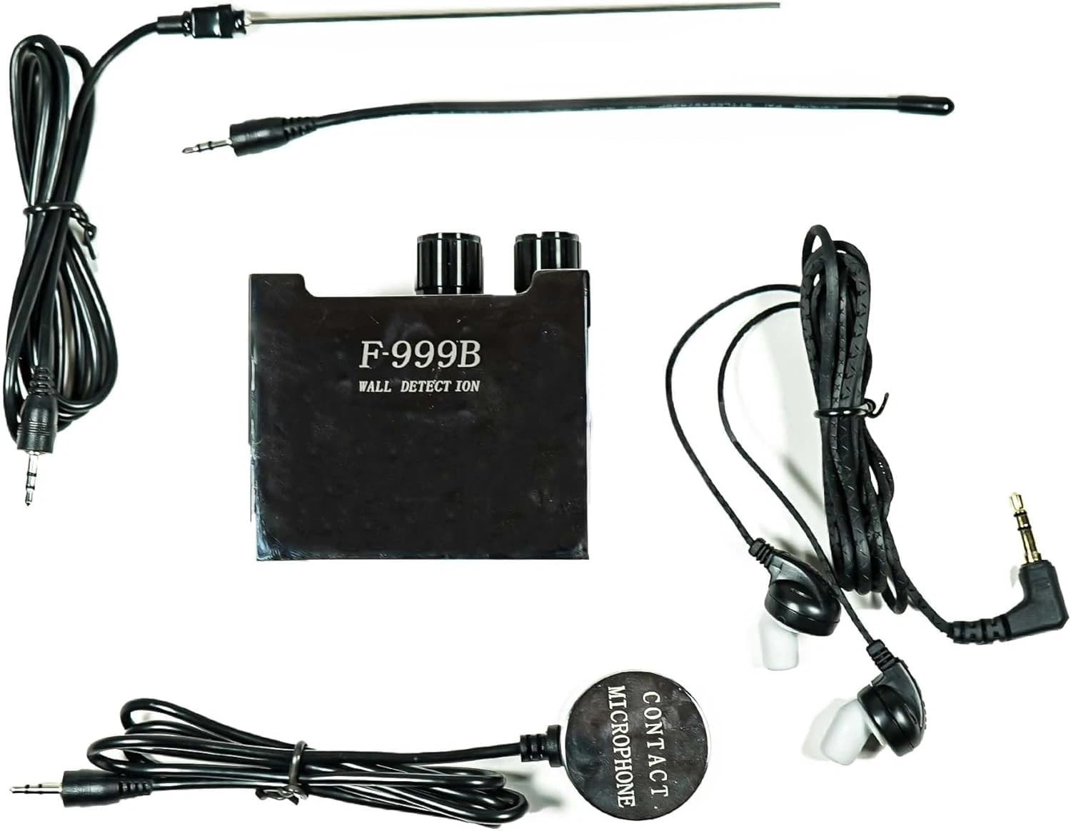 Micrófono profesional de pared serie silver, ideal para casa, oficina, seguridad y privacidad. Equipado con sistema de filtros, segundo micrófono de aguja y salida (SonicProbe SILVER)