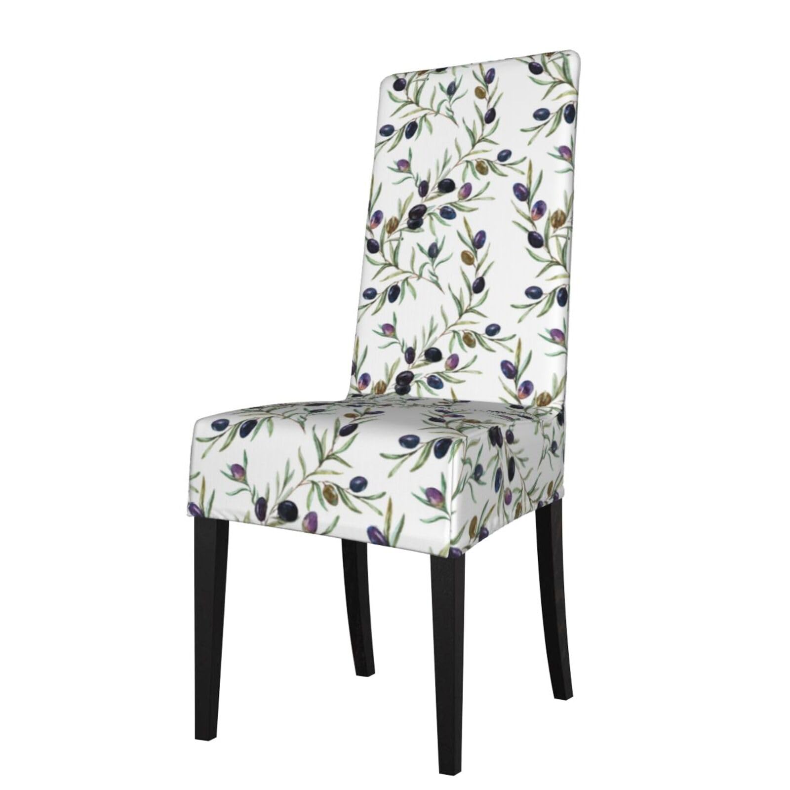 LKYMOH Watercolor Olive, Chair Covers Stretch Chair Slipcovers for Dining Room, for Party Pet Protection Universal Fit Soft Polyester
