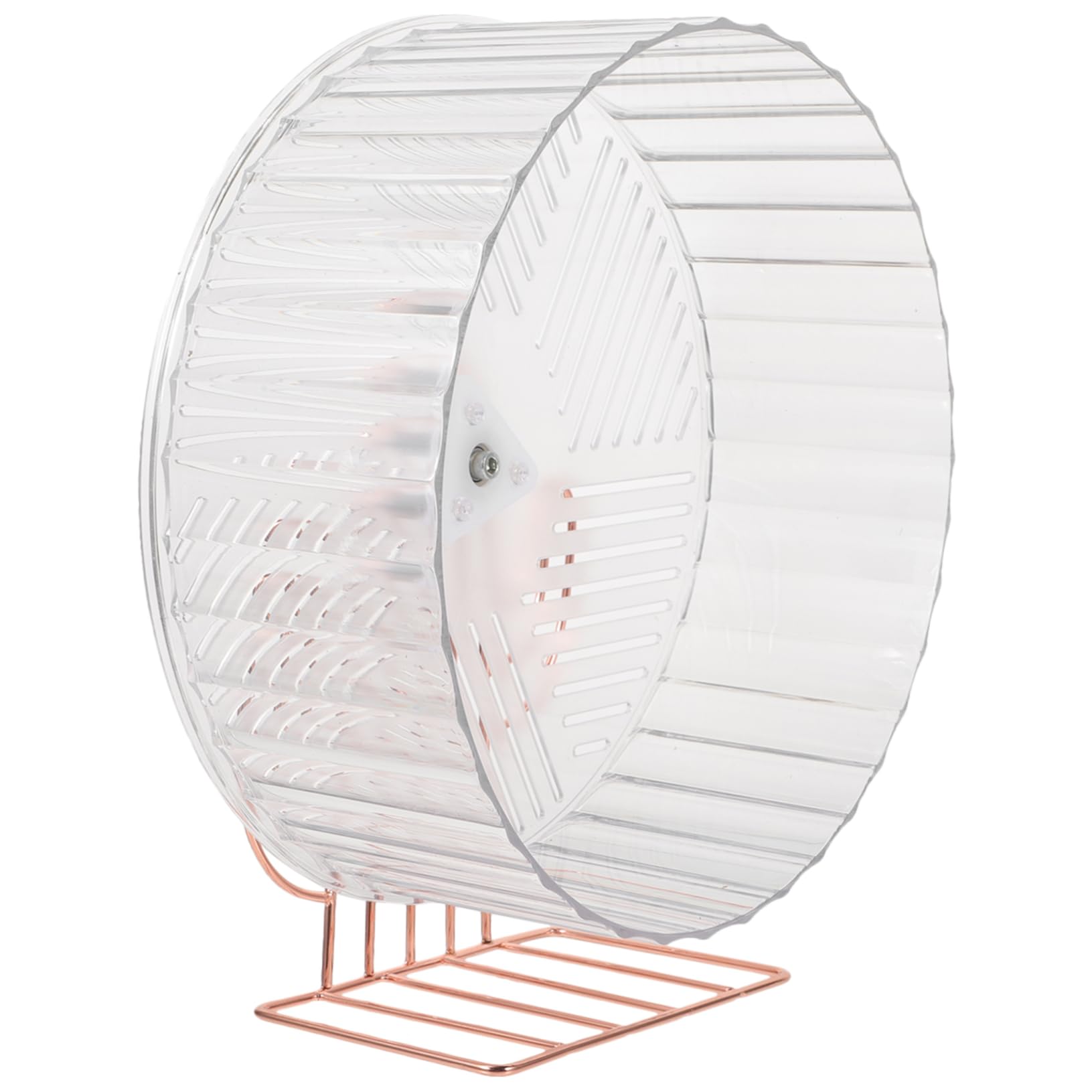 Rueda de Hámster Soporte, Juguete de Ejercicio para Jaula | Base Estable, Plástico y Aleación, Diseño Adorable, para Hámster y Pequeño Animal