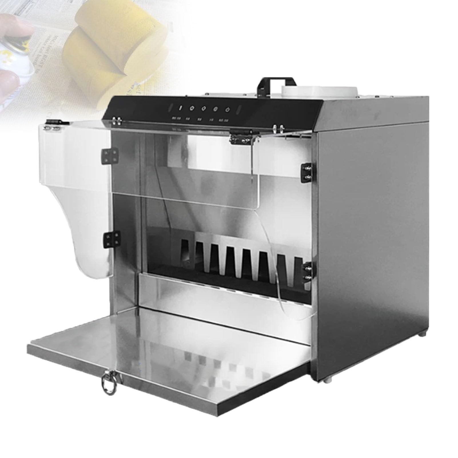 Pfps Intelligent Water Curtain Paint Spray Booth, with 3 Color Lights, Dust Baffle, Touch Control, Craft Table Airbrush Spray Booth for Crafts, Model