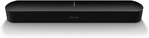 Sonos Beam (Gen 2). The compact smart soundbar for TV, music and more. (Black)