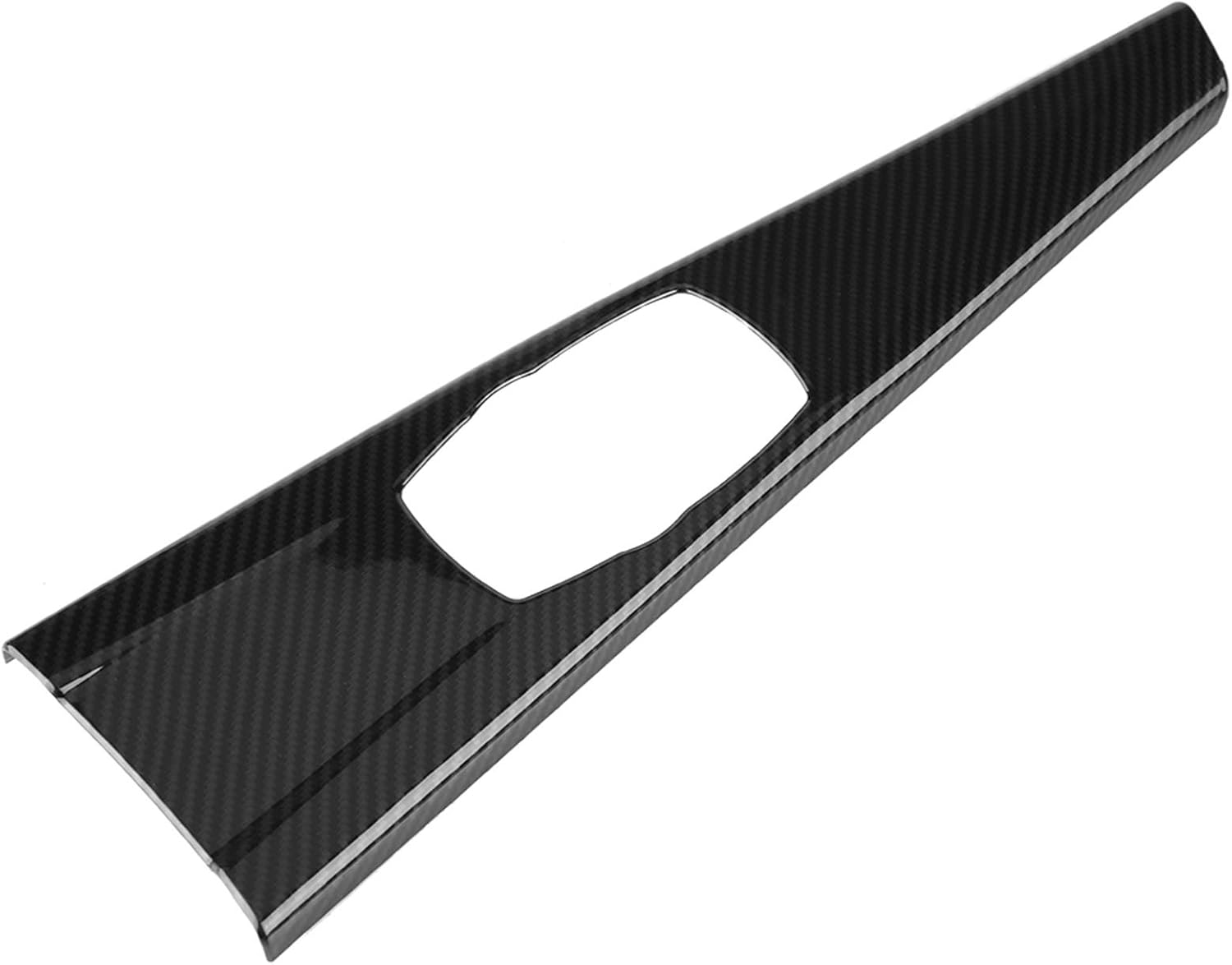 Carbon Fiber Interior Trim Compatible with BMW 3 Series F30 F34 & 4 Series F33 F36 (2013–2019), Center Console Panel Cover for Left-Hand Drive