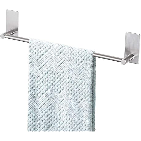 Premium Songtec Bathroom Towel Bar: Drill-Free Storage Solution for Enhanced Bathing Convenience