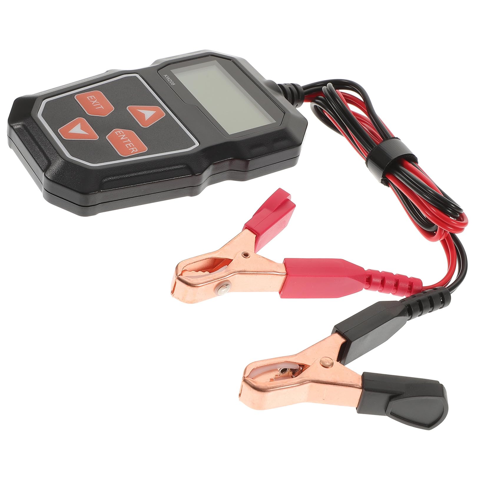 Tester per Batteria Auto 12v 2, 4 Pollici Nero Misura Resistenza | Strumento per Veicoli 12v, Abs ed Elettronica, Rileva stato Livello di Carica, 1 Pezzo