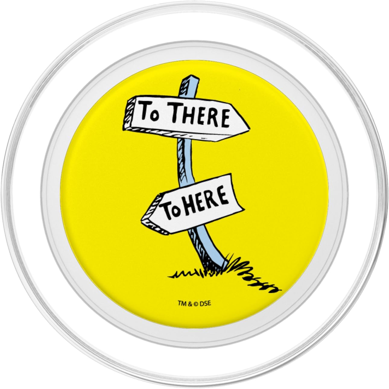 Dr. Seuss To There To Here PopSockets MagSafe PopGrip for iPhone