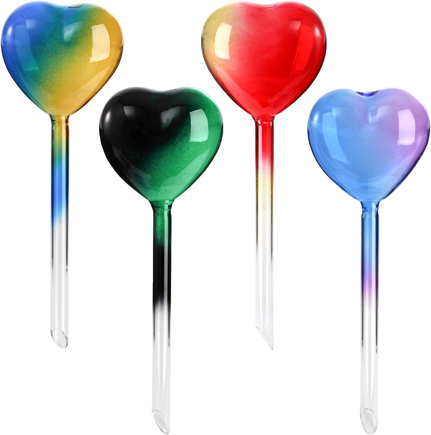 Lyellfe 4 Pieces Plants Watering Globes, Glass Self Watering Bulbs