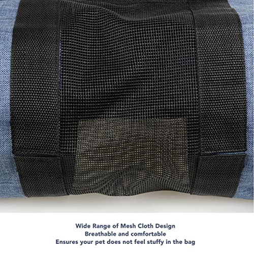Image of Fockety Cat Nail Clipping Cleaning Grooming Restraint Bag, No Scratching Biting for Bathing, Pet Bag for, Administering Eye Drops, Ear Cleaner, Clipping Nails Trimming