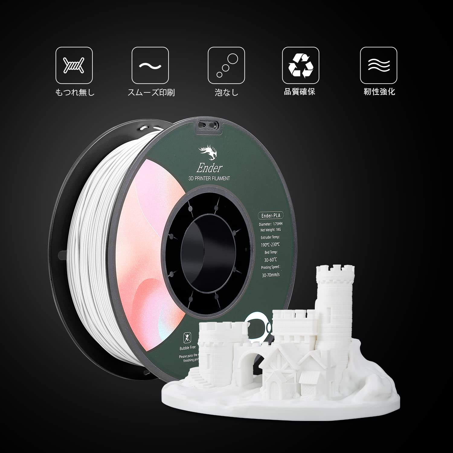 Creality Ender 3 S1 Pro 3Dプリンタ+PLAフィラメント Amazon | Creality Ender-3 S1 PRO 3dプリンター 300℃高温 自動