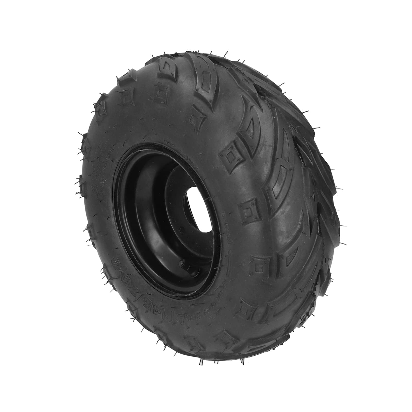 Pneumatico Tubeless 145/70-6 con Cerchio in Gomma da 6 Pollici Universale per Go Kart UTV Quad Bike (Headerbs)